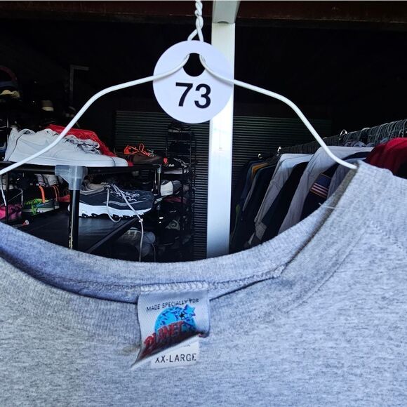 T-shirt men Gray size XXL planet Hollywood long sleeve 073 - Picture 3 of 4